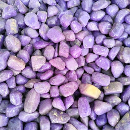 Buy Decorative Violet Medium Pebbles - 500 Gm Online | Urvann.com