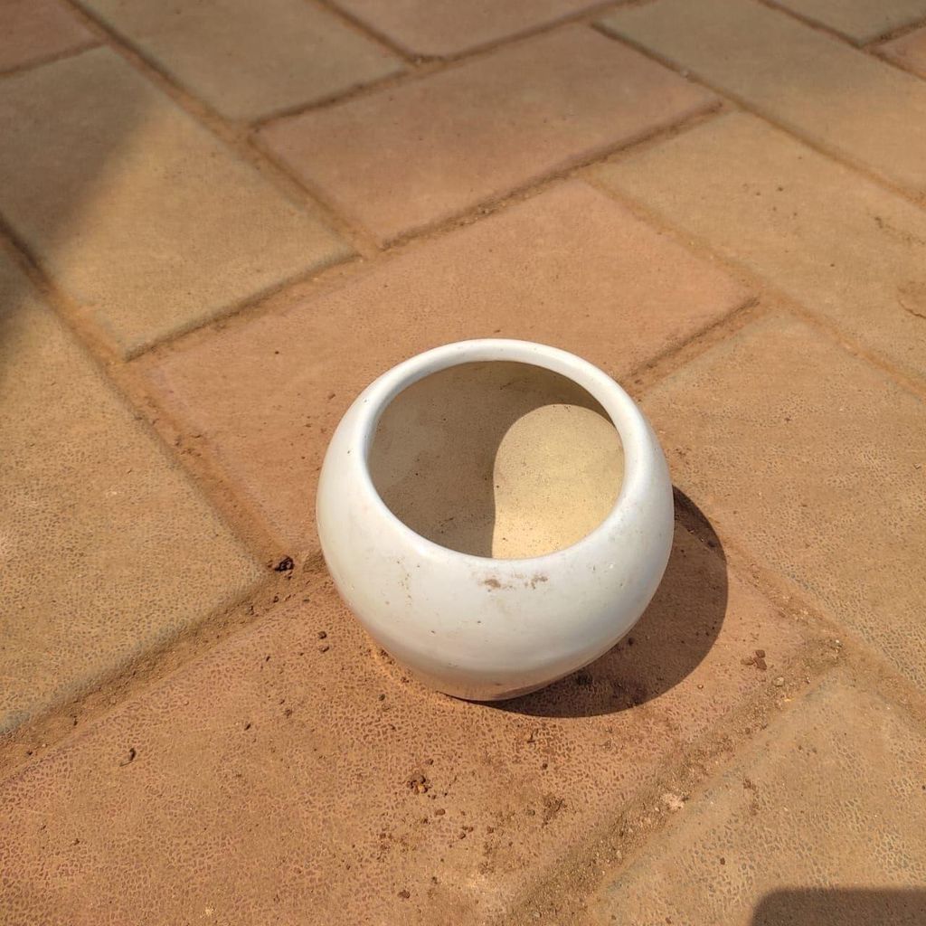 3 Inch Classy Bowl Ceramic Pot (any colour)