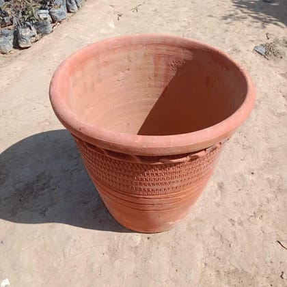 Buy 8 Inch Pipe Collar Designer Clay Pot Online | Urvann.com