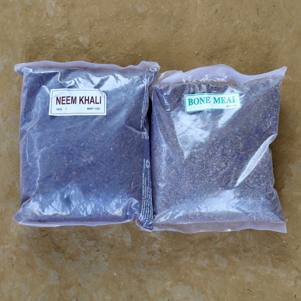 Set of 2 - Bone Meal & Neem Khali - 1 Kg each