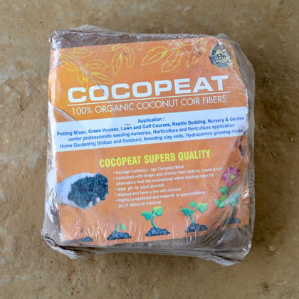 Buy Cocopeat Brick - 3.5 Kg Online | Urvann.com