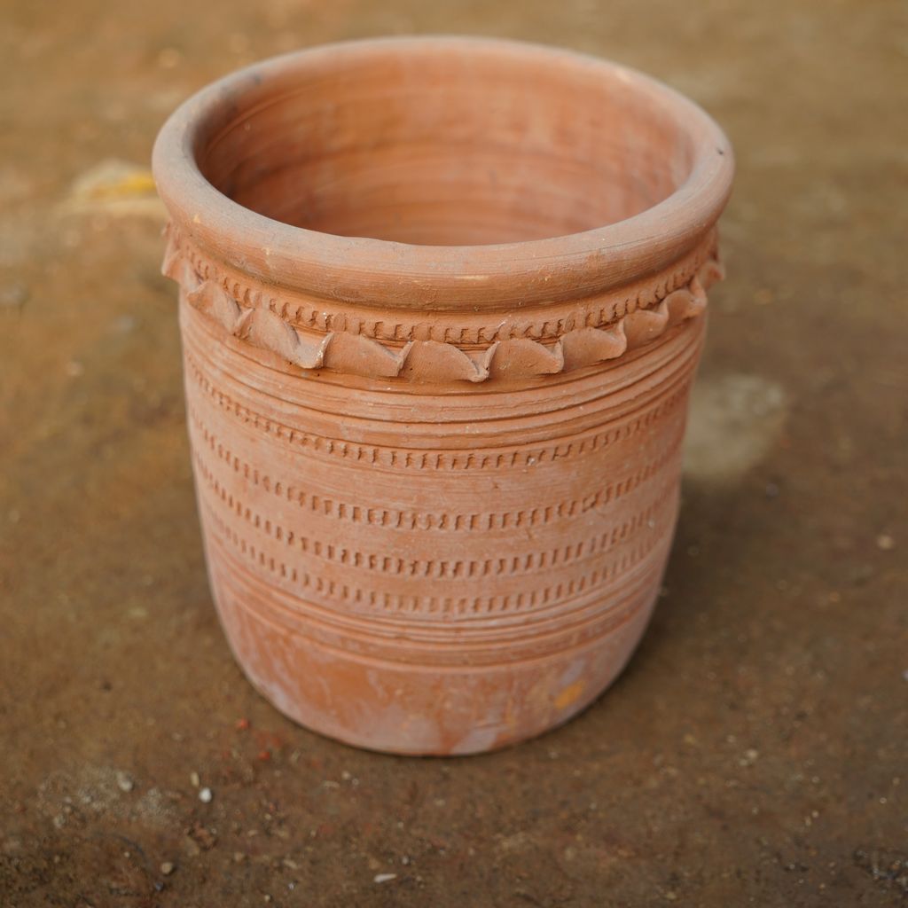 10 Inch Pipe Designer Clay Pot