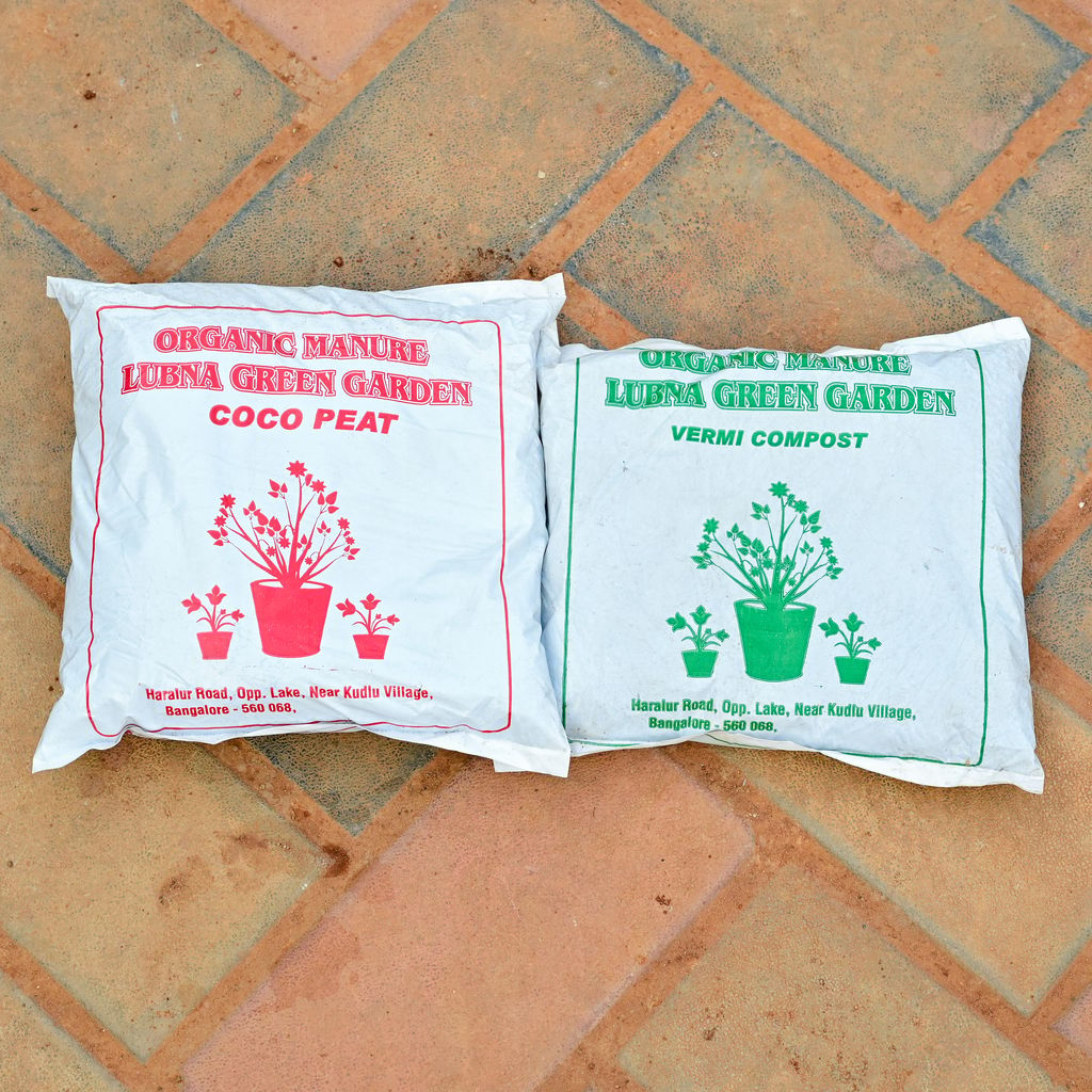 Set of 2 - Vermi Compost & Cocopeat (packed) - 5 Kg