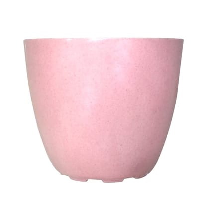 Buy 6 Inch Pink Marble Premium Orchid Round Plastic Pot Online | Urvann.com