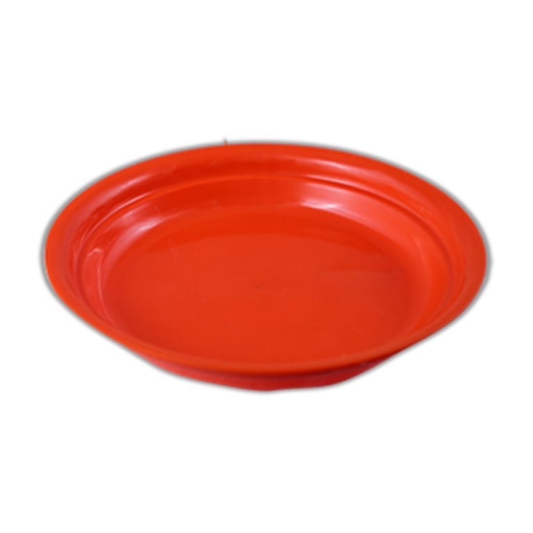 5 Inch Terracotta Red Premium Round Trays - To keep under the Pots