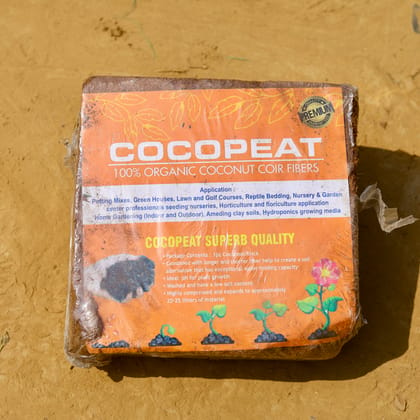 Buy Cocopeat Brick (~ 4-5 Kg)  Online | Urvann.com