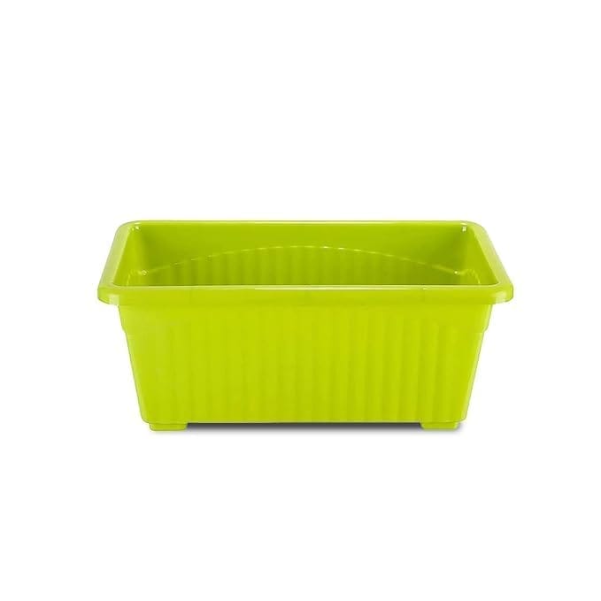 14 Inch Green Premium Jupiter Rectangular Window Planter