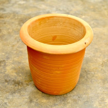 Buy 12 Inch Cylindrical Designer Clay Pot Online | Urvann.com