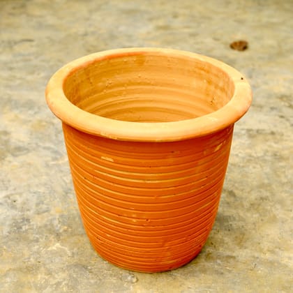 Buy 16 Inch Cylindrical Designer Clay Pot Online | Urvann.com