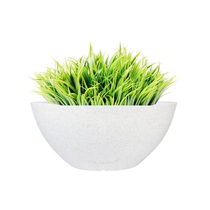 Buy 14 X 7 Inch White Premium Fengari Fiberglass Planter Online | Urvann.com