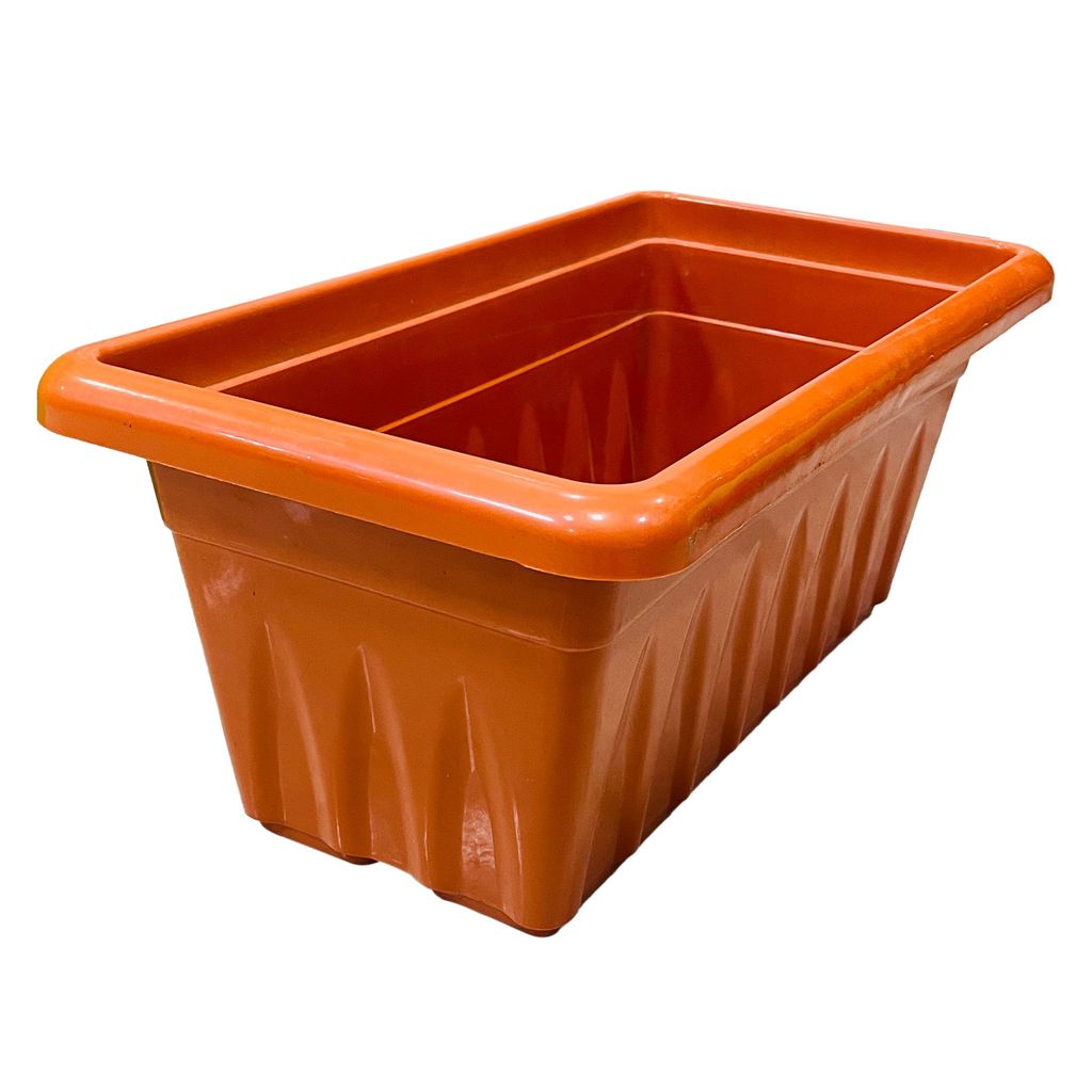 24 Inch Terracotta Red Premium Supreme Window Plastic Planter