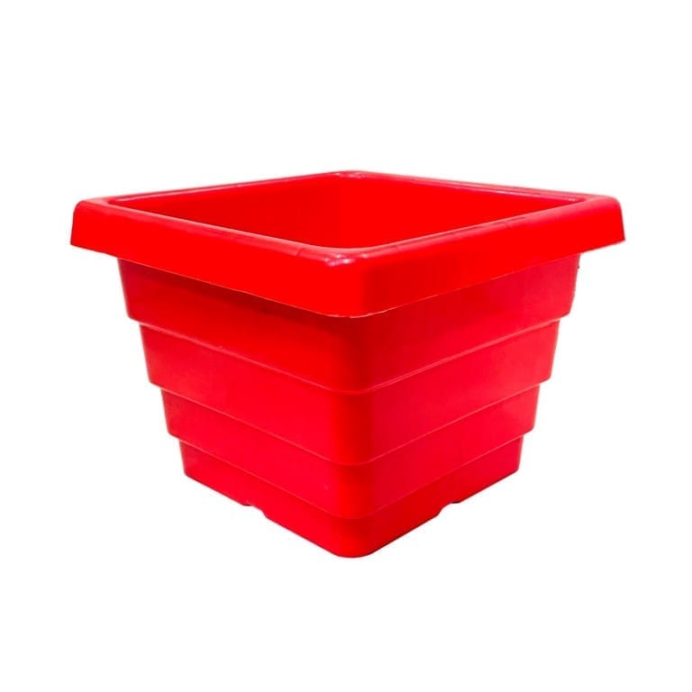 Free Gift - 4 Inch Red Premium Orchid Square Plastic Pot - FlashSale