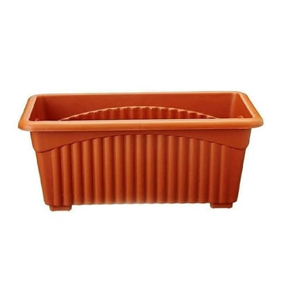 Buy 14 Inch Brown Premium Jupiter Rectangular Window Planter Online | Urvann.com