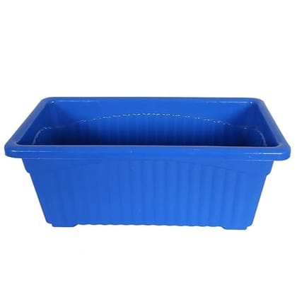 Buy 14 Inch Blue Premium Jupiter Rectangular Window Planter Online | Urvann.com