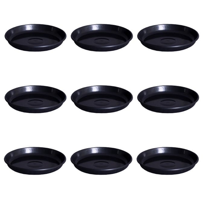 Set of 9 - 8 Inch Black Premium Black Tray - To keep under the Pot