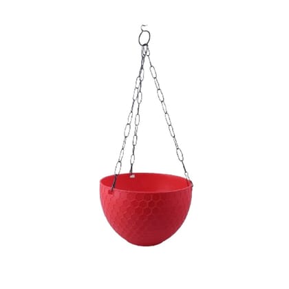 Buy 6 X 4 Inch Red Premium Cerana Hanging Plastic Pot Online | Urvann.com