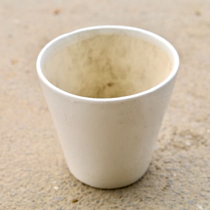 Buy 10 Inch White Balti Designer Ceramic Pot Online | Urvann.com