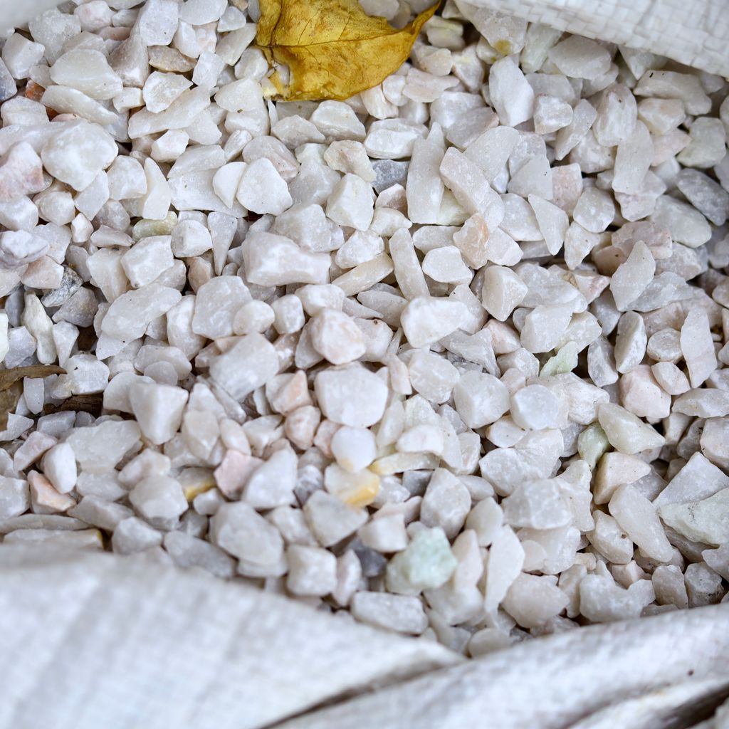 Decorative Small Stone White Pebbles - 1 Kg