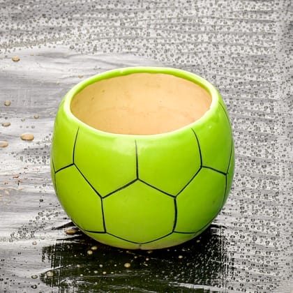 Buy 6 Inch Football Designer Ceramic Pot (any colour) Online | Urvann.com