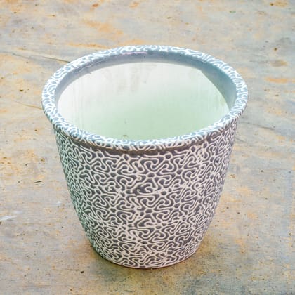 Buy 11 Inch Classy Cup Designer Ceramic Pot (Any Colour) (Any Design) Online | Urvann.com