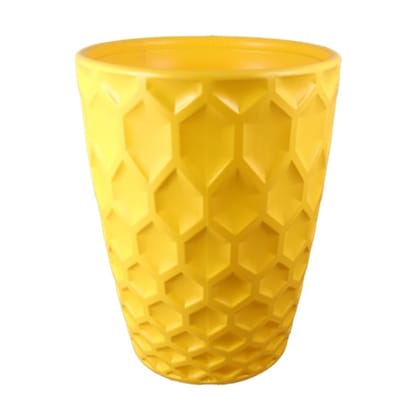 Buy 6 Inch Yellow Premium Royal Plastic Pot Online | Urvann.com