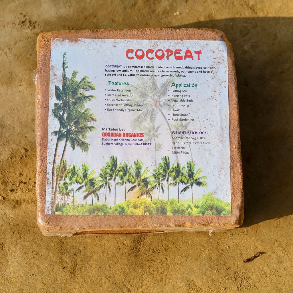 Cocopeat Brick - 5 Kg