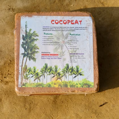 Buy Cocopeat Brick - 5 Kg Online | Urvann.com