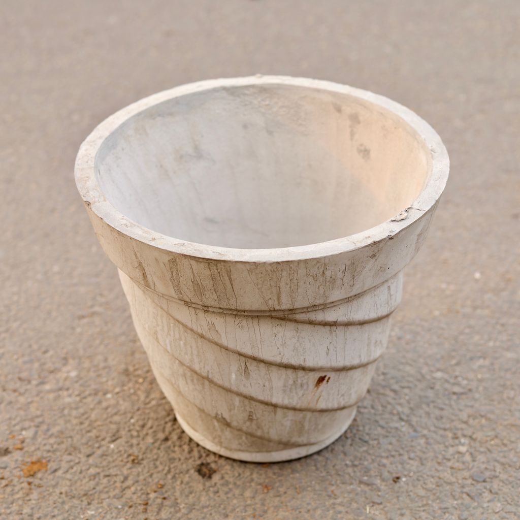 12 Inch Designer Cement Pot