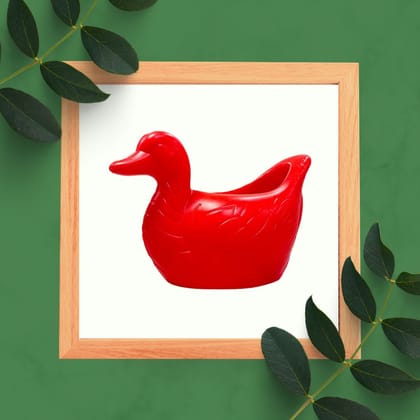 Free gift - 6.5 X 5.5 Inch Red Premium Duck Plastic Pot - Flash Sale