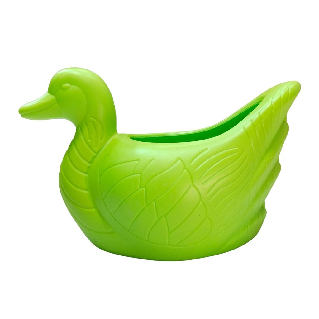 6.5 X 5.5 Inch Green Premium Duck Plastic Pot