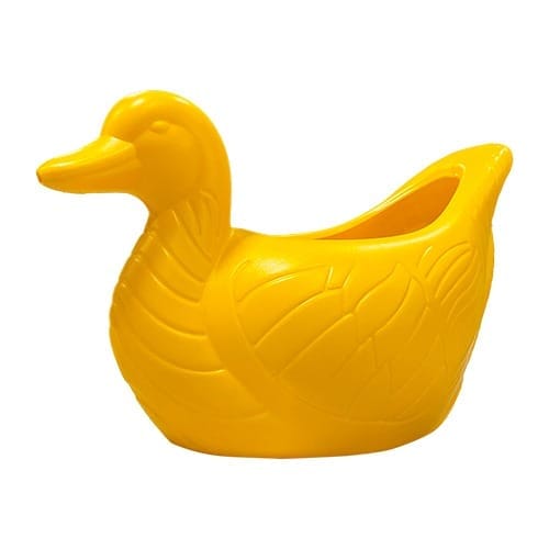 6.5 X 5.5 Inch Yellow Premium Duck Plastic Pot