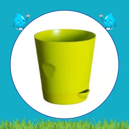 Buy 4 Inch Green Florence Self Watering Pot Online | Urvann.com