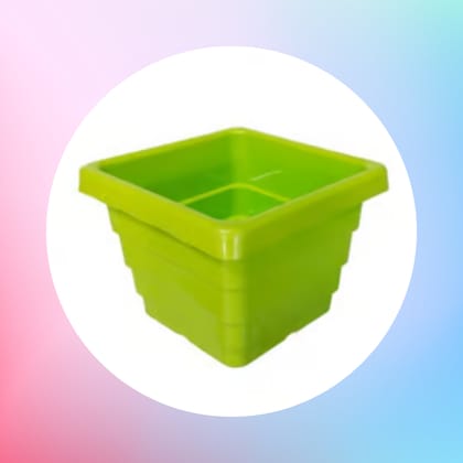 Free Gift - 4 Inch Green Premium Orchid Square Plastic Pot - Flash Sale