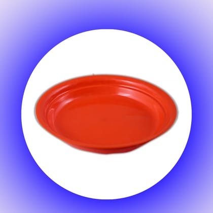 Free Gift - 5 Inch Terracotta Red Premium Round Trays - To keep under the Pots - Flash Sale