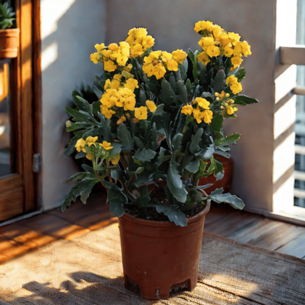 Kalanchoe Yellow Succulent in 4 Inch Nursery Pot