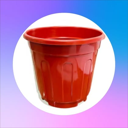 6 Inch Red Super Nursery Pot